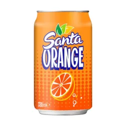 Refresco gaseado de naranja Santa 