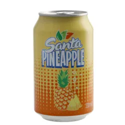 Refresco gaseado de piña Santa 