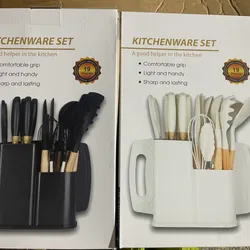 ✅Juego de cuchillos de 19 piezas.