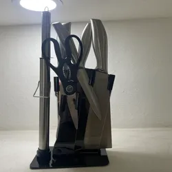 🥳Juego de cuchillos de acero inoxidable de 7 piezas.