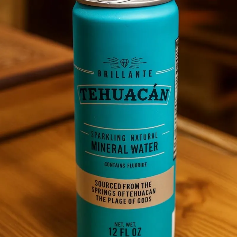 Agua Gaseada de Lata 