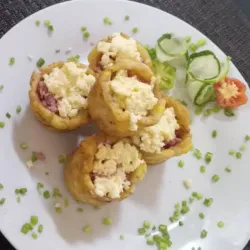 Tachinos Rellenos de Jamón y Queso 