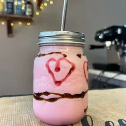 Frapé de fresa 