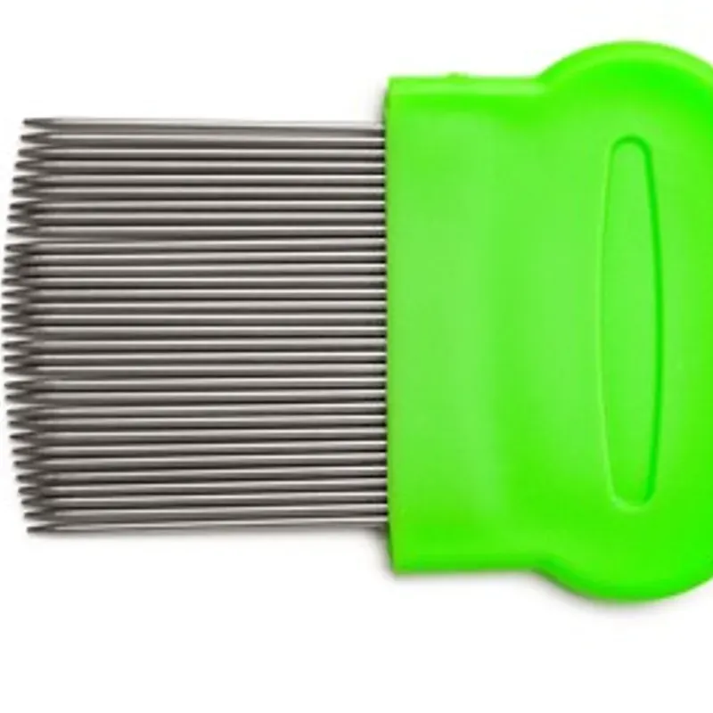 Peine metalico para piojos y liendres 