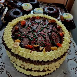 Cake de 26 cm. Relleno de mousse + mermeladas 