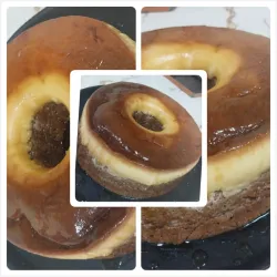 Mini chocoflan