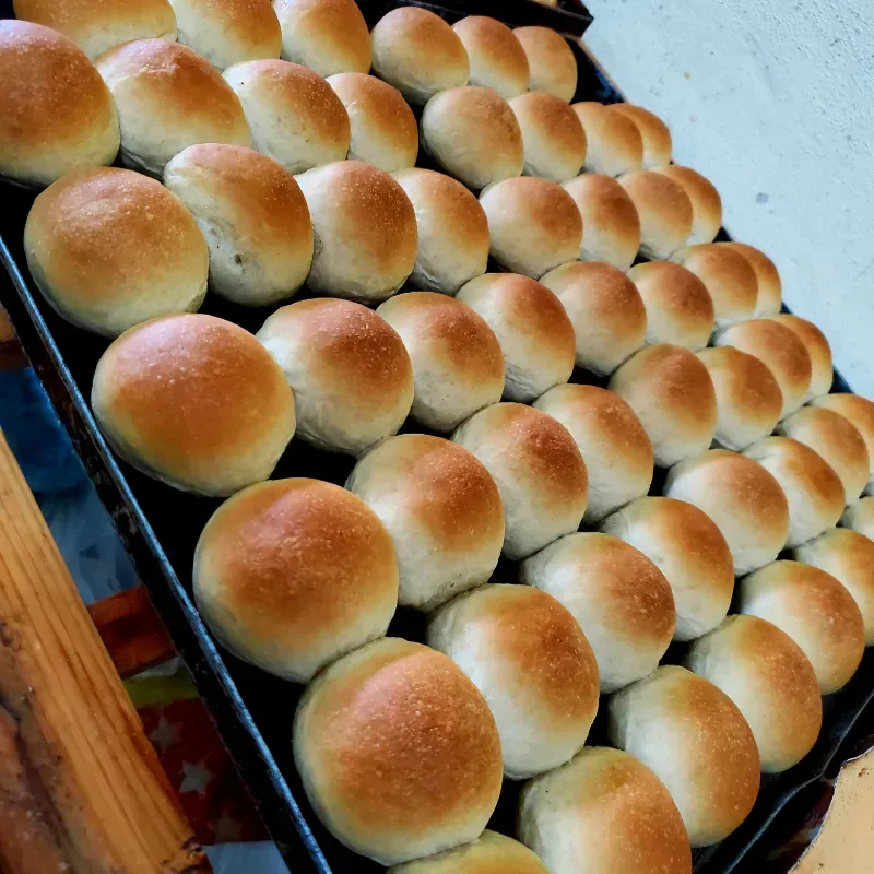 Paquetes de pan para buffet.