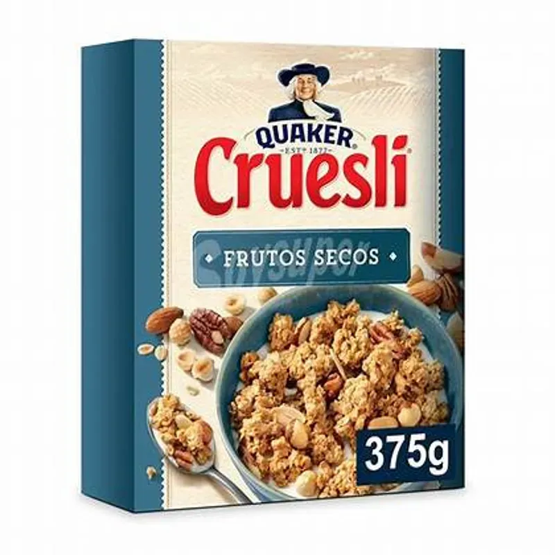 QUAKER CRUESLI FRUTOS SECOS 375 gramos