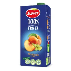 Zumo de melocotón y uva 100% fruta 1 Lt.