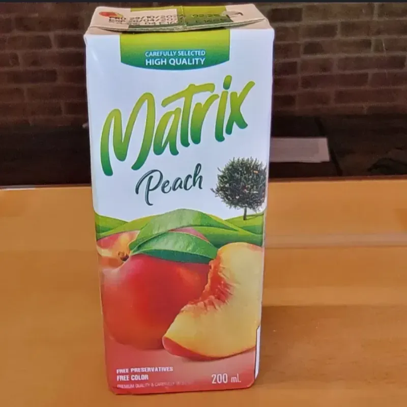 Jugo de cajita sabor Melocotón 