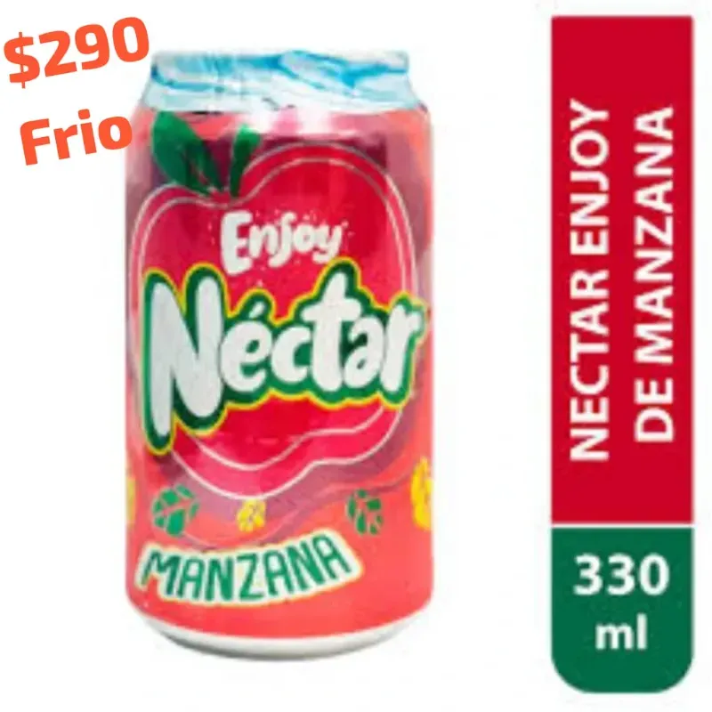 Nectar de manzana en lata 