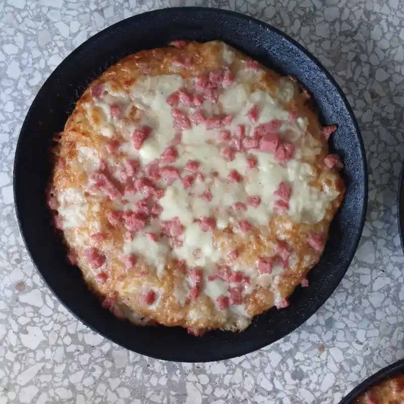 Pizza de jamón 