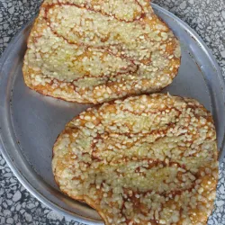 Pizza en forma de corazón de Queso 