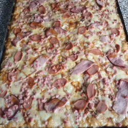 Pizza familiar rectangular Mixta