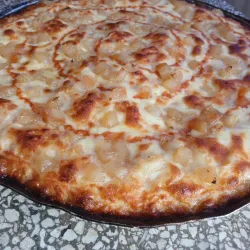 Pizza familiar redonda de Piña
