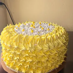 Panetela de merengue con leche condensada