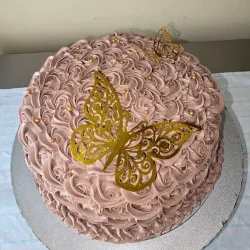 Panetela de nata de chocolate