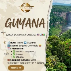 Vuelos Miami -Guyana