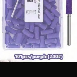 100 piezas con vástago Mini sanding band 