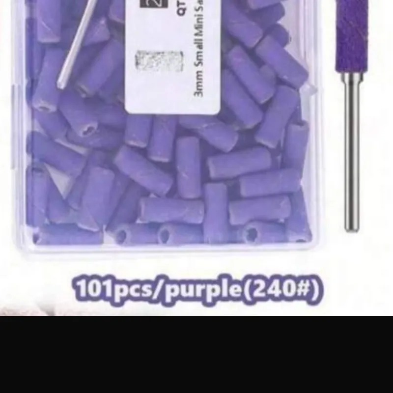 100 piezas con vástago Mini sanding band 