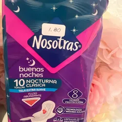 Almohadilla sanitarias Buenas noches