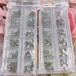 Caja Piedras plateadas 