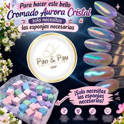 Esponjas y pinzas para difuminado