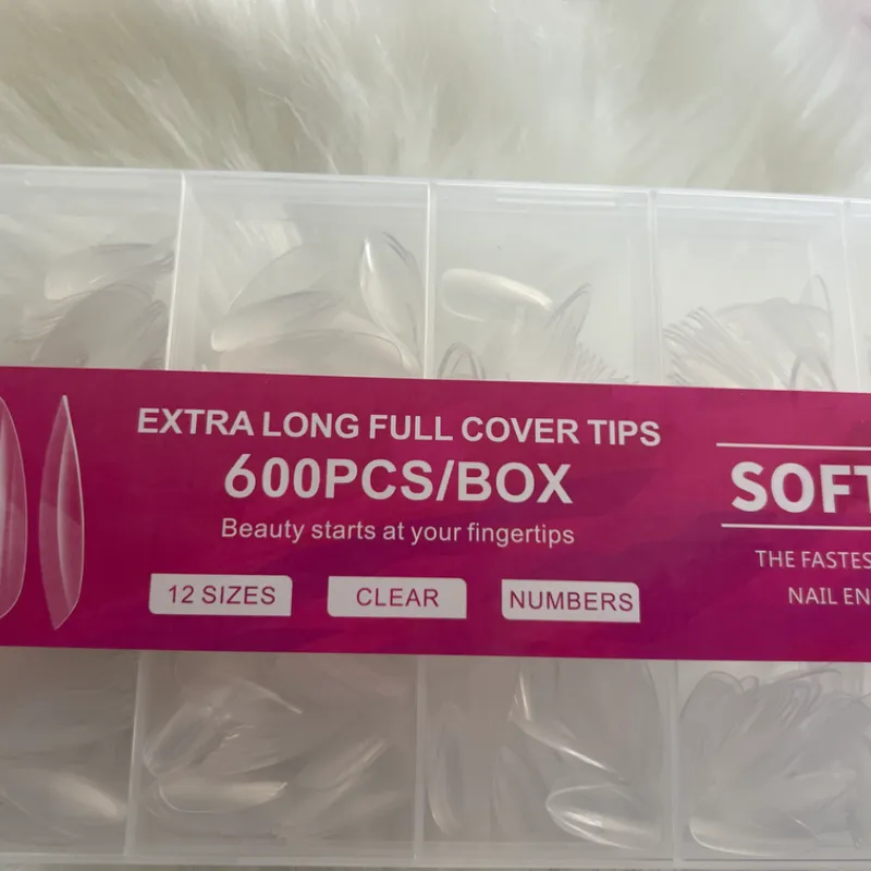 Extra long Soft gel 600 tips