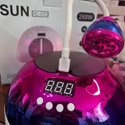 Lámpara soft gel y de corriente 