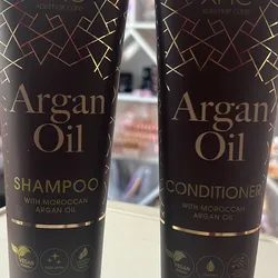 Juego champú y acondicionador argán oil