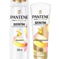 Juego champú y acondicionador pantene