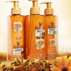 Juego de champú y acondicionador de miel