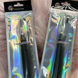 Lápiz negro y perfilador para cejas