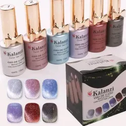 Ojo d gesto reflectivo con glitter laser