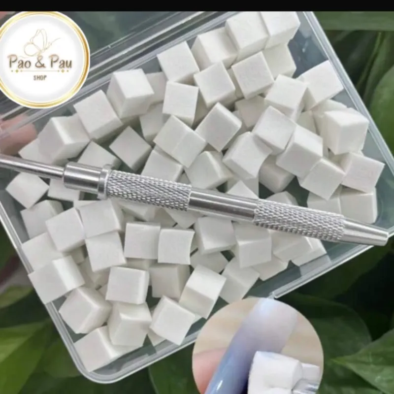 Pinza y Esponjas para difuminar