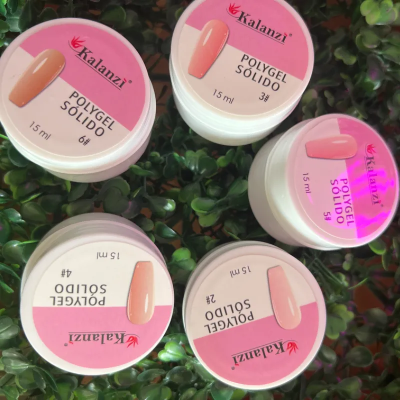 Polygel sólido 15 ml colores nude