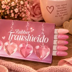 Ruber traslúcido 15  ml Fantasy nail