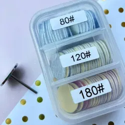 Set de vástago y lijas para pedicura