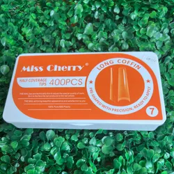 Soft gel long coffin 400 piezas