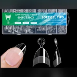 Soft gel Tips 600 pcs