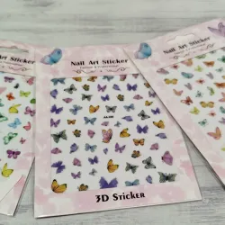 Stiker 3 D mariposas