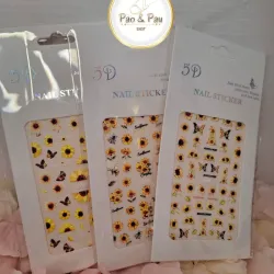 Stiker 5D Girasoles