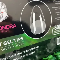 Tips Alondra 500 u soft gel short almond