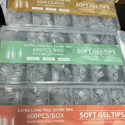 Tips soft gel 600 tips 