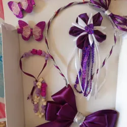 Estuche de regalo para niña (morado)