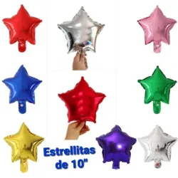 Globos en forma de estrella