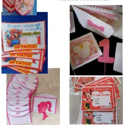 Invitaciones en papel y cartulina