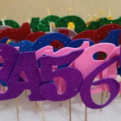 Números de foami para el cake
