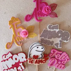 Topper variado para cake