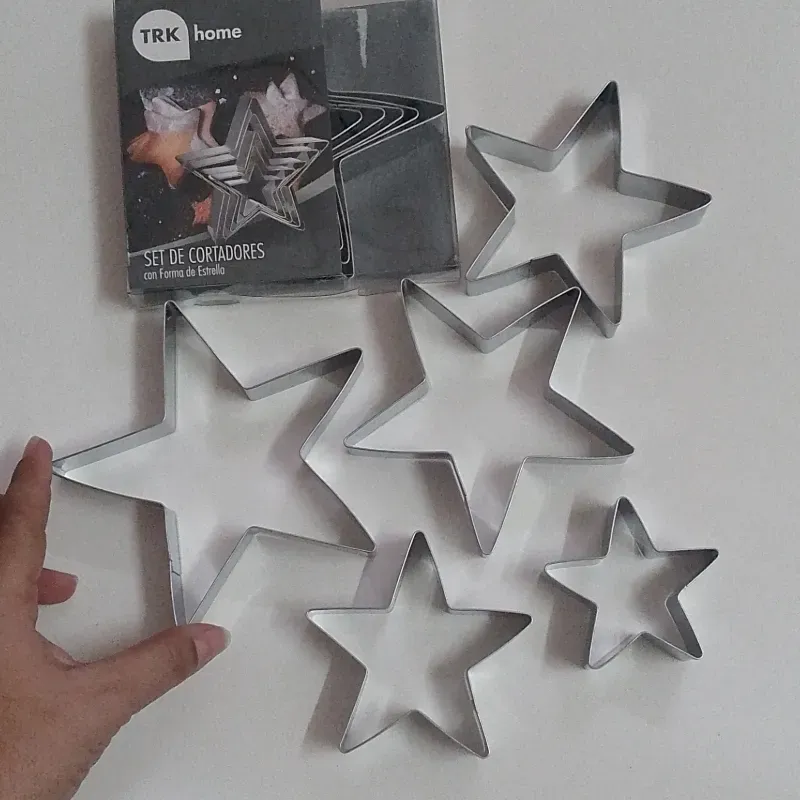 Set cortador metálico estrella